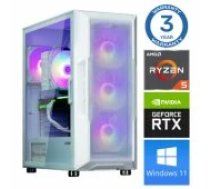 INTOP Ryzen 5 5500 16GB 1TB SSD M.2 NVME RTX3050 6GB WIN11 White dators