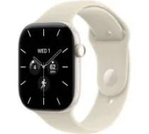 Apple Watch Series 12 Cellular 46mm Pearl White Ceramic/ Sand Band S/ M viedpulkstenis