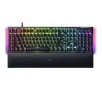 Razer BlackWidow V4 Yellow Switch (RU) Black klaviatūra