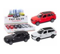 LEAN Toys Passenger Car 1:36 Drive Metal Black White Red