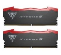 Patriot Viper Xtreme 5 Black/ Red 2x24GB DDR5 8200MHZ UDIMM PVX548G82C38K operatīvā atmiņa