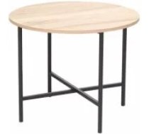 Evelekt HANNES 60x60xH48cm Rustic / Black Melamine Kafijas galdiņš