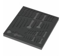 Wera Wera 9831 foam insert for 6003 Joker Set 1, empty (black/ grey, for Too Instruments