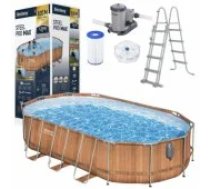 Bestway Bestway 56719 Power Steel Frame Pool 610 x 366 x 122 cm Baseins