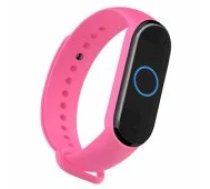 Fusion Accessories Wave band for Xiaomi Mi Band 5 pink Siksniņa