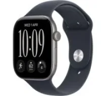 Apple Watch Series 12 46mm Space Grey/ Navy Blue Band S/ M viedpulkstenis