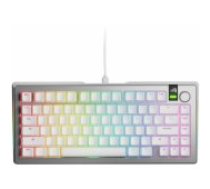 Glorious GMMK 3 Pro 75% (US) Silver klaviatūra