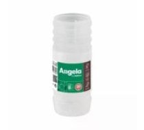 Bolsius Candle white Angela 14.5x5.5x5.5cm Svece