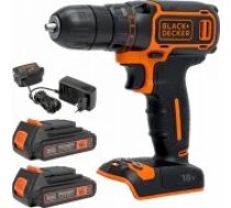 Black&Decker Wiertarko-wkrętarka Black&Decker BDCDC18B 18 V 2 x akumulator 1.5 Ah Aksesuārs