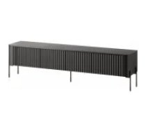 Cama MEBLE VERA 190x40x50 Matt Black Mēbeles