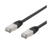 Deltaco Patch cable S/ FTP Cat6 LSZH 250MHz 2m black aksesuārs
