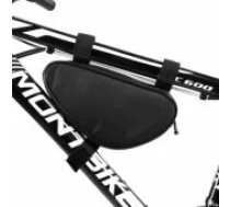 Wozy 11BK Double Fix Waterproof Bicycle Front Frame Bag 1.5L Velosipēdu soma