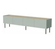 Cama MEBLE FELLINI 200x40x52 Olive + Oiled Oak Top Mēbeles