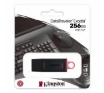 Kingston 256GB DataTraveler Exodia USB 3.2 Black + Red DTX/ 256GB USB flash
