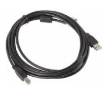 Lanberg Cable USB 2.0 AM-BM 3m Black aksesuārs