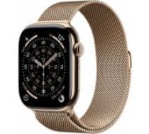 Apple Watch Series 11 Cellular 46mm Gold Titanium / Gold Milanese Loop - M/ L viedpulkstenis