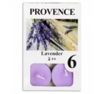 PROVENCE Tealights Lavender 6pcs Svece