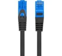 Lanberg Patchcord S/ FTP Cat.6a LSZH CCA 0.5m black aksesuārs