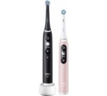 Oral-B iO6 Duo Black/ Pink Sand zobu birste
