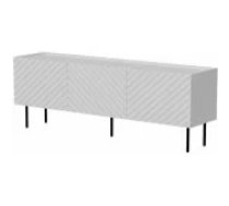 Cama MEBLE LUCCA 3D 165x40x59 White Mēbeles