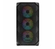 Sharkoon MK3 RGB tower case black, tempered glass datoru korpuss