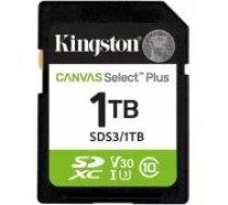 Kingston 1TB Canvas Select Plus SDXC 150R Class 10 UHS-I SDS3/ 1TB atmiņas karte