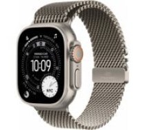 Apple Watch Ultra 3 49mm Natural Titanium/ Natural Titanium Milanese -Medium viedpulkstenis