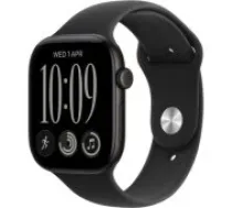 Apple Watch Series 12 46mm Black/ Black Band M/ L viedpulkstenis