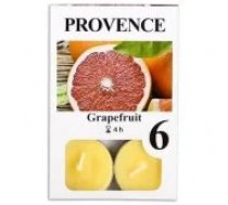 PROVENCE Tealights Grapefruit 6pcs Svece