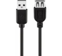 Goobay 93600 USB 2.0 Hi-Speed extension cable 3 m Black aksesuārs