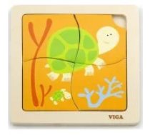 Viga Viga Viga 50143 Puzzle on a pad - turtles Puzle