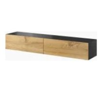 Cama MEBLE VIGO ®180® 30/ 180/ 40 Black/ Wotan Oak Mēbeles