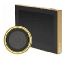 Ezviz HP2 Black/ Gold FHD Wi-Fi viedais durvju zvāns