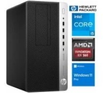HP ProDesk 600 G4 MT i5-8400 16GB 512SSD M.2 NVME RX560 4GB W11Pro ReNew dators