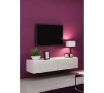 Cama MEBLE VIGO 140 30/ 140/ 40 White/ White Gloss Mēbeles
