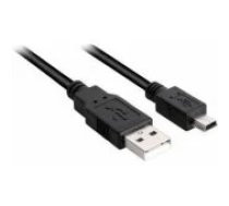 Sharkoon Cable USB 2.0 A-B Mini black 0,5m vads