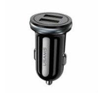 Usams US-CC050 C4 Universal Car DC 12-24V Dual USB Socket 2.4A lādētājs
