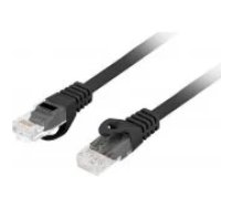 Lanberg Patchcord cat.6 UTP 0.5m black aksesuārs