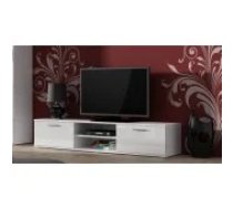 Cama MEBLE SOHO 180x43x37 White/ White Gloss Mēbeles