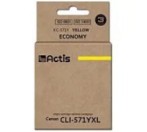 ACTIS KC-571Y Yellow Canon CLI-571Y kārtridžs