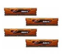 G.skill Ares Orange 4x8GB DDR3 1600MHZ DIMM F3-1600C10Q-32GAO operatīvā atmiņa