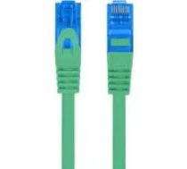 Lanberg Patchcord S/ FTP Cat.6A LSZH CCA 0.5m green aksesuārs