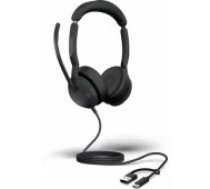 Jabra Evolve2 50 USB-A/ USB-C UC Black austiņas
