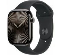 Apple Watch Series 10 Cellular 46mm Slate Titanium/ Black Band - S/ M viedpulkstenis