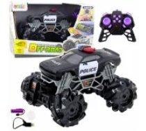 LEAN Toys RC Police Off-Road Car with Lights and Smoke Effect 1:16 Rotaļļieta