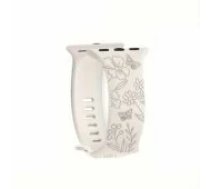 Riff Silicone Strap for Apple Watch 42 / 44 / 45 / 49 mm Beige Siksniņa