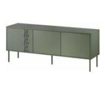 Cama MEBLE TRESSE 150x40x55 Matte Green Mēbeles