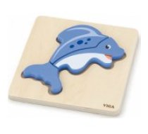 Viga Viga Viga 59934 First puzzle on a pad - fish Puzle