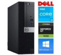 Dell OptiPlex 5060 SFF i3-8100 32GB 256SSD GT1030 2GB Win11Pro ReNew dators