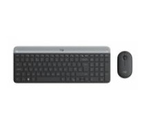 Logitech MK470 Slim Black klaviatūra